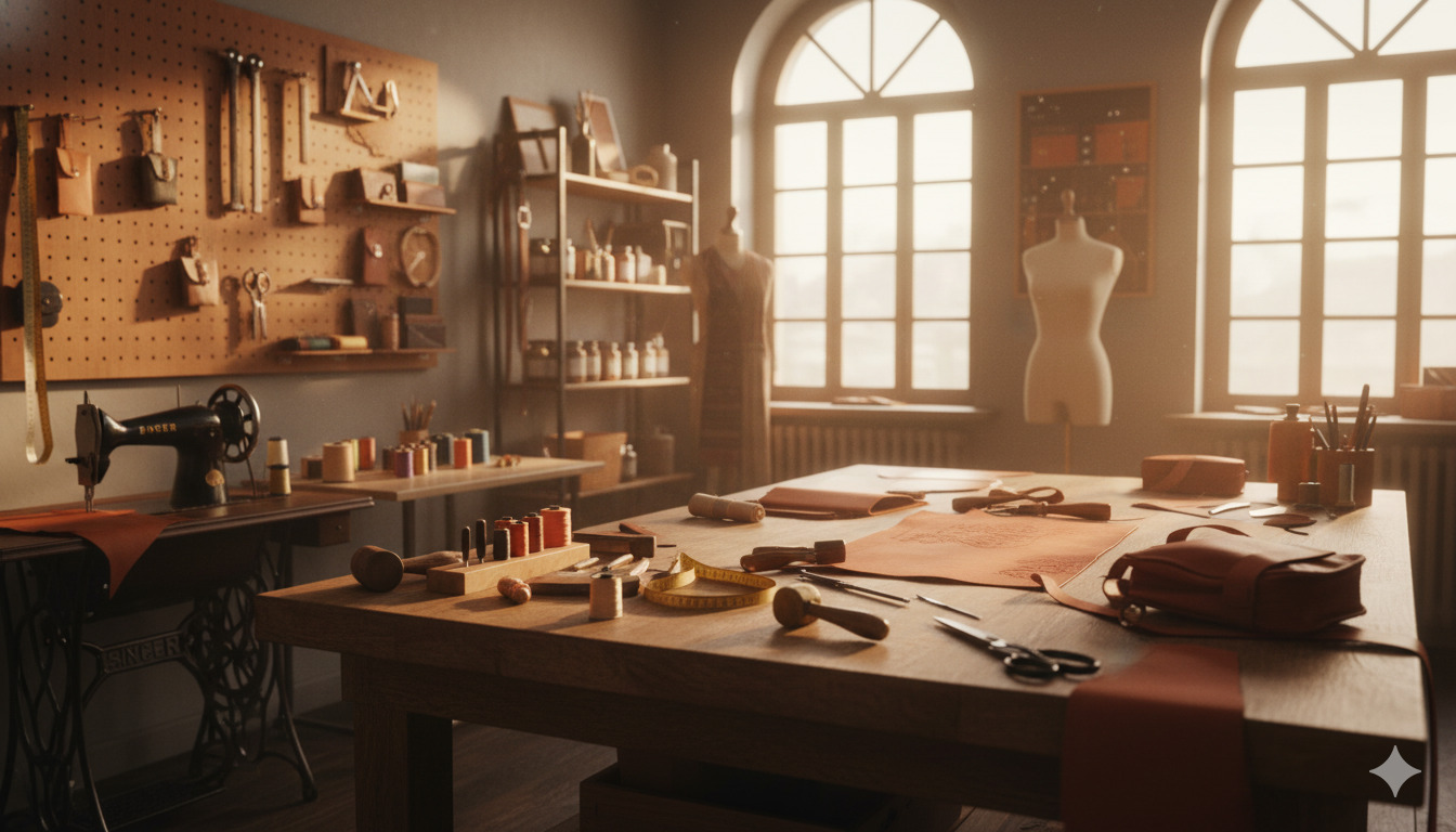 Artisan studio workspace